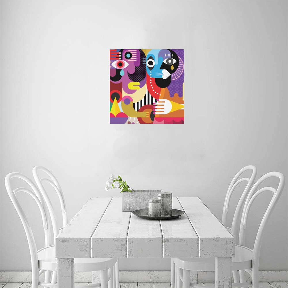 Pablo Surreal Canvas Art Print 16"x16"