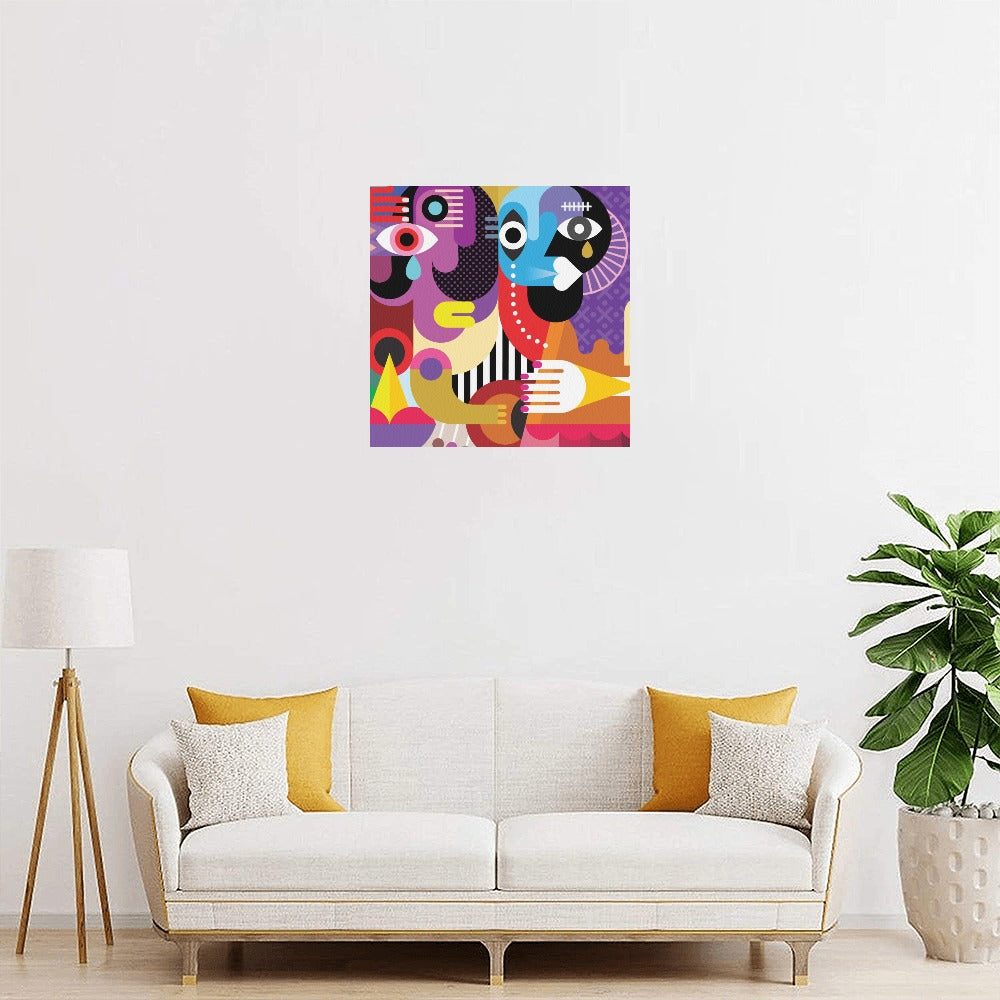 Pablo Surreal Canvas Art Print 16"x16"