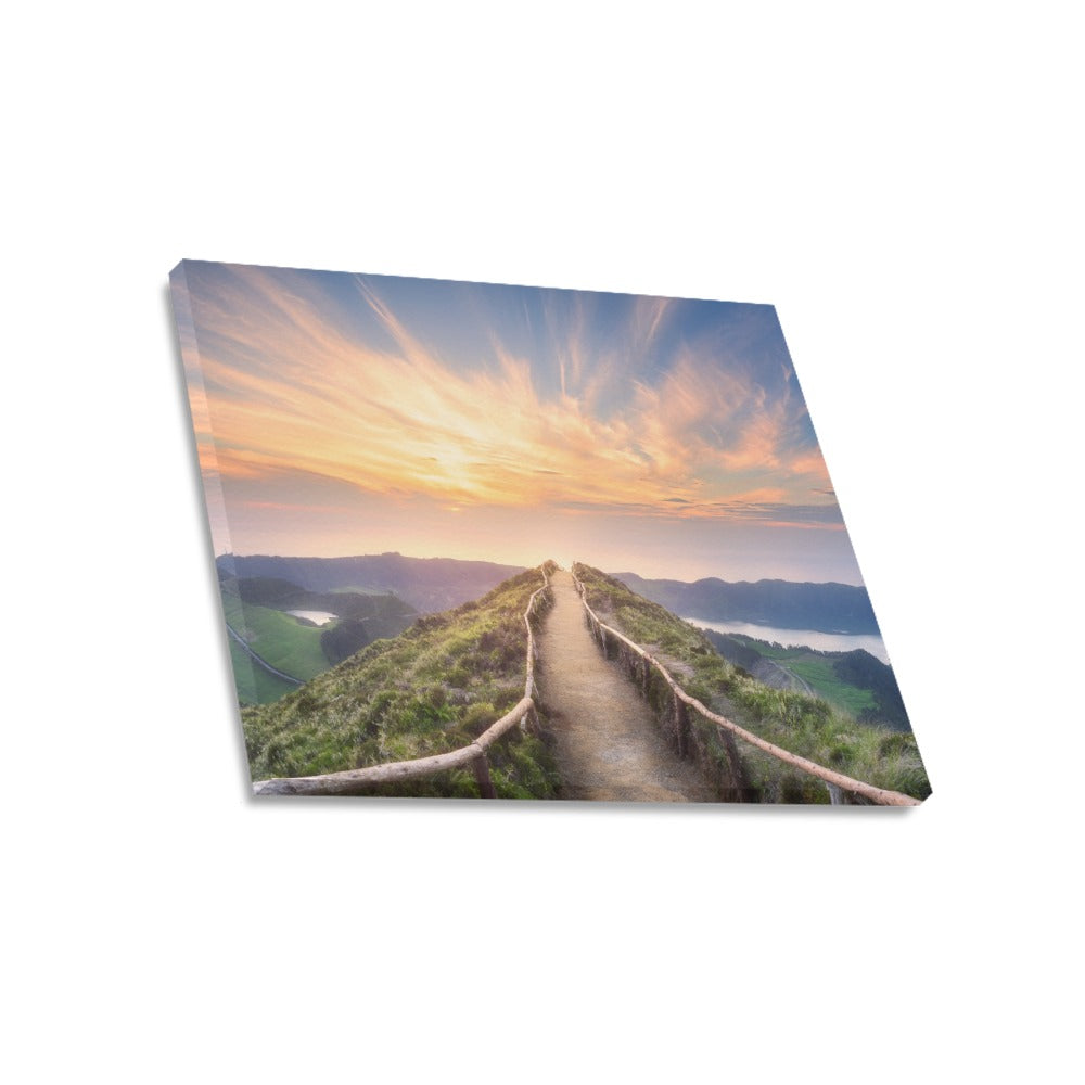 Sunset Pathway Canvas Art Print 20"x16"