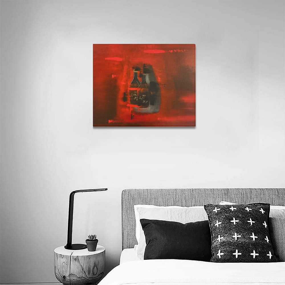The Jefferson Bottles Canvas Print 20"x16"
