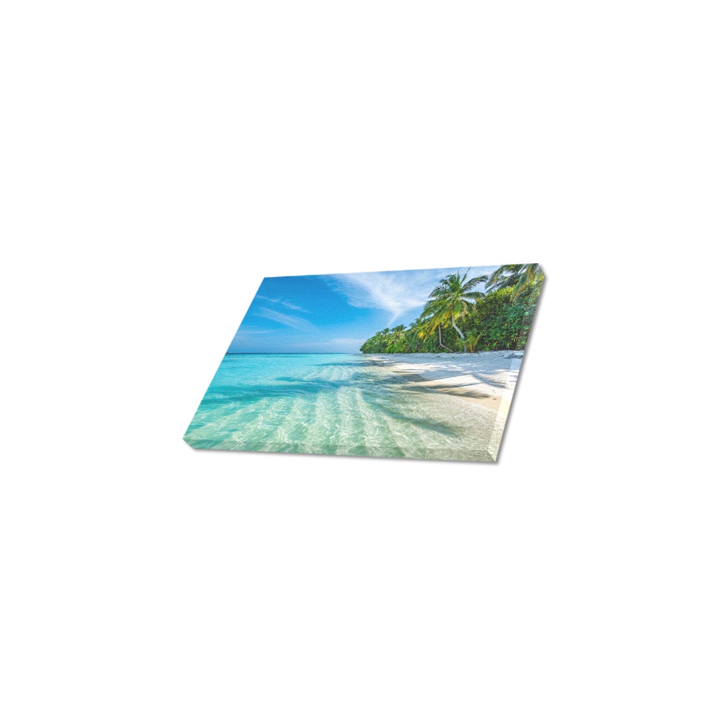 Paradise Canvas Art Print 12"x8"