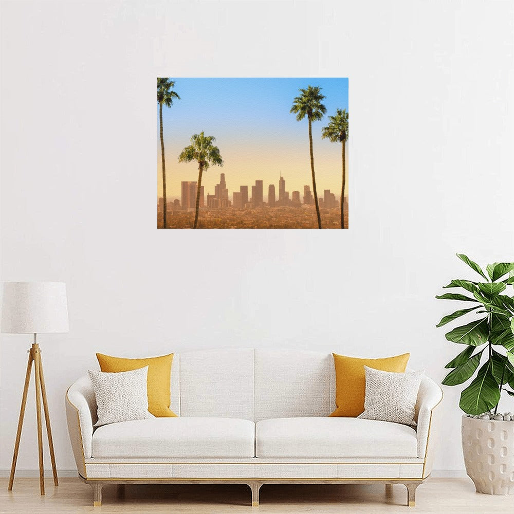 LA Scene Canvas Art Print 20"x16"
