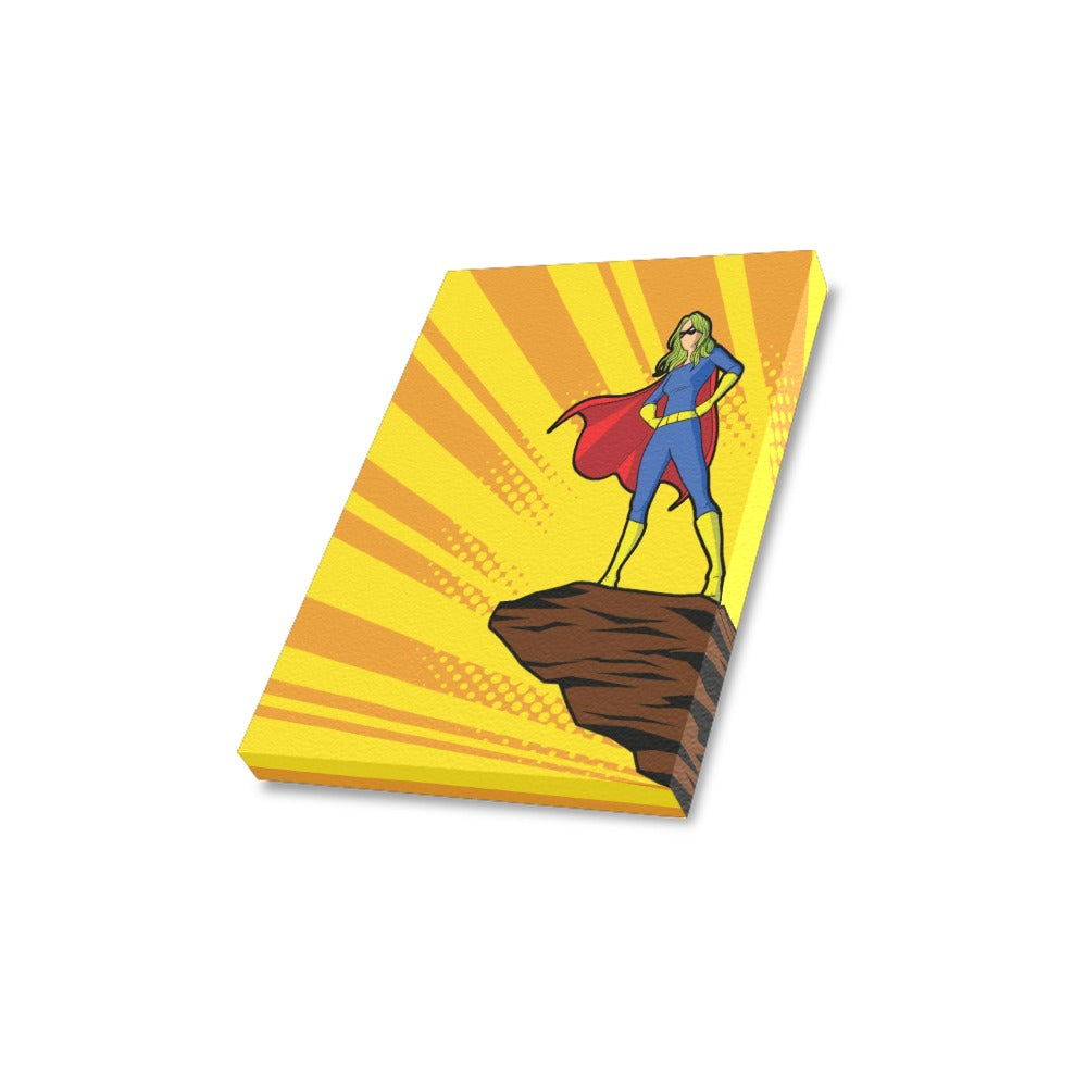Super Girl Canvas Art Print 8"x10"