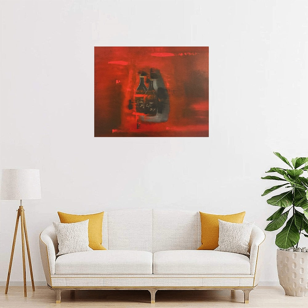 The Jefferson Bottles Canvas Print 20"x16"