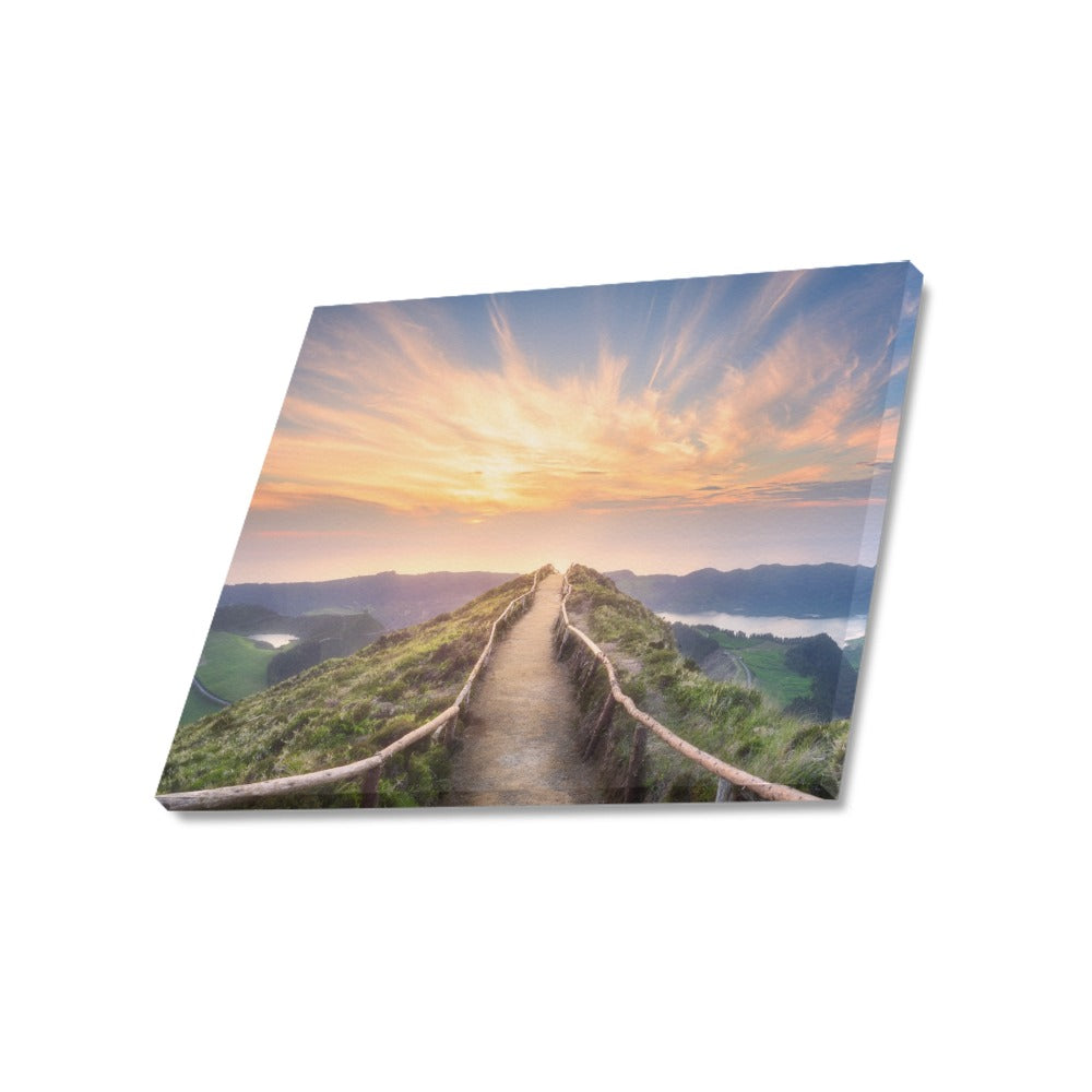 Sunset Pathway Canvas Art Print 20"x16"
