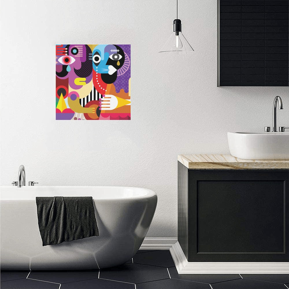 Pablo Surreal Canvas Art Print 16"x16"