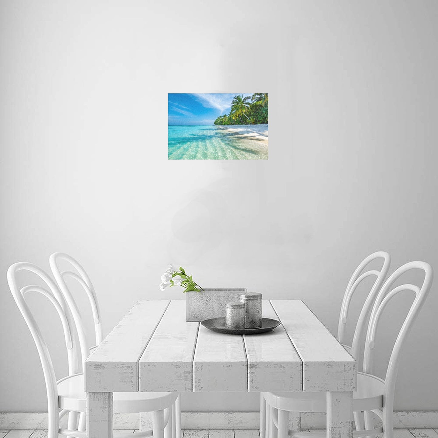 Paradise Canvas Art Print 12"x8"