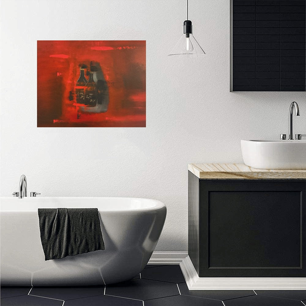 The Jefferson Bottles Canvas Print 20"x16"