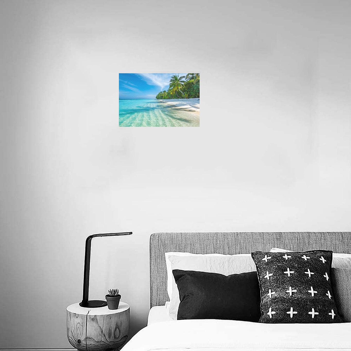 Paradise Canvas Art Print 12"x8"
