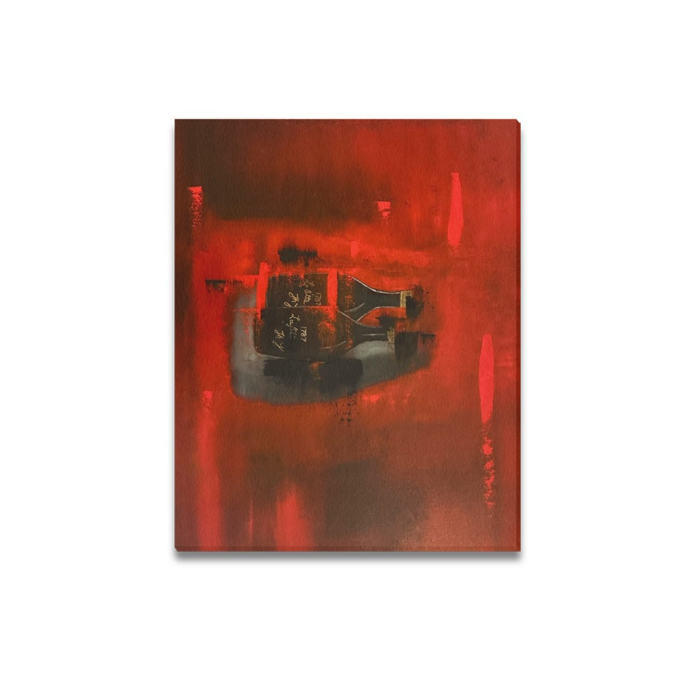 The Jefferson Bottles Canvas Print 20"x16"