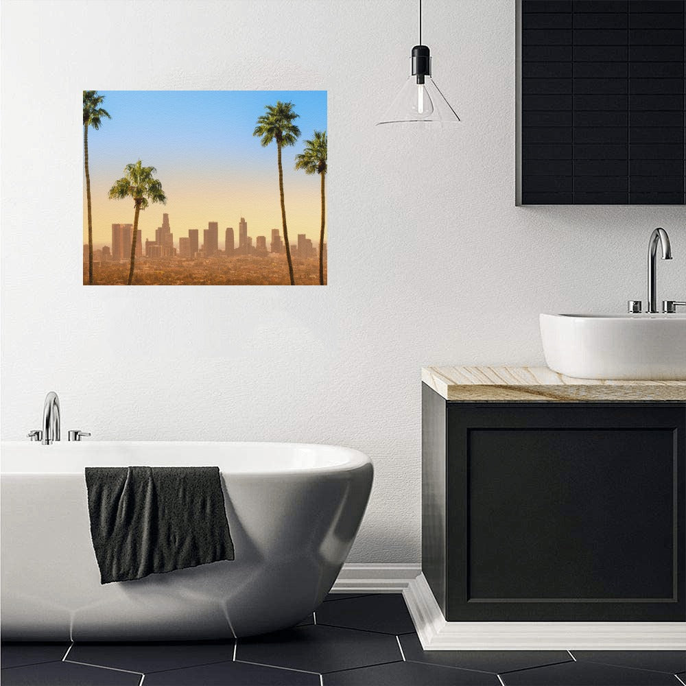 LA Scene Canvas Art Print 20"x16"