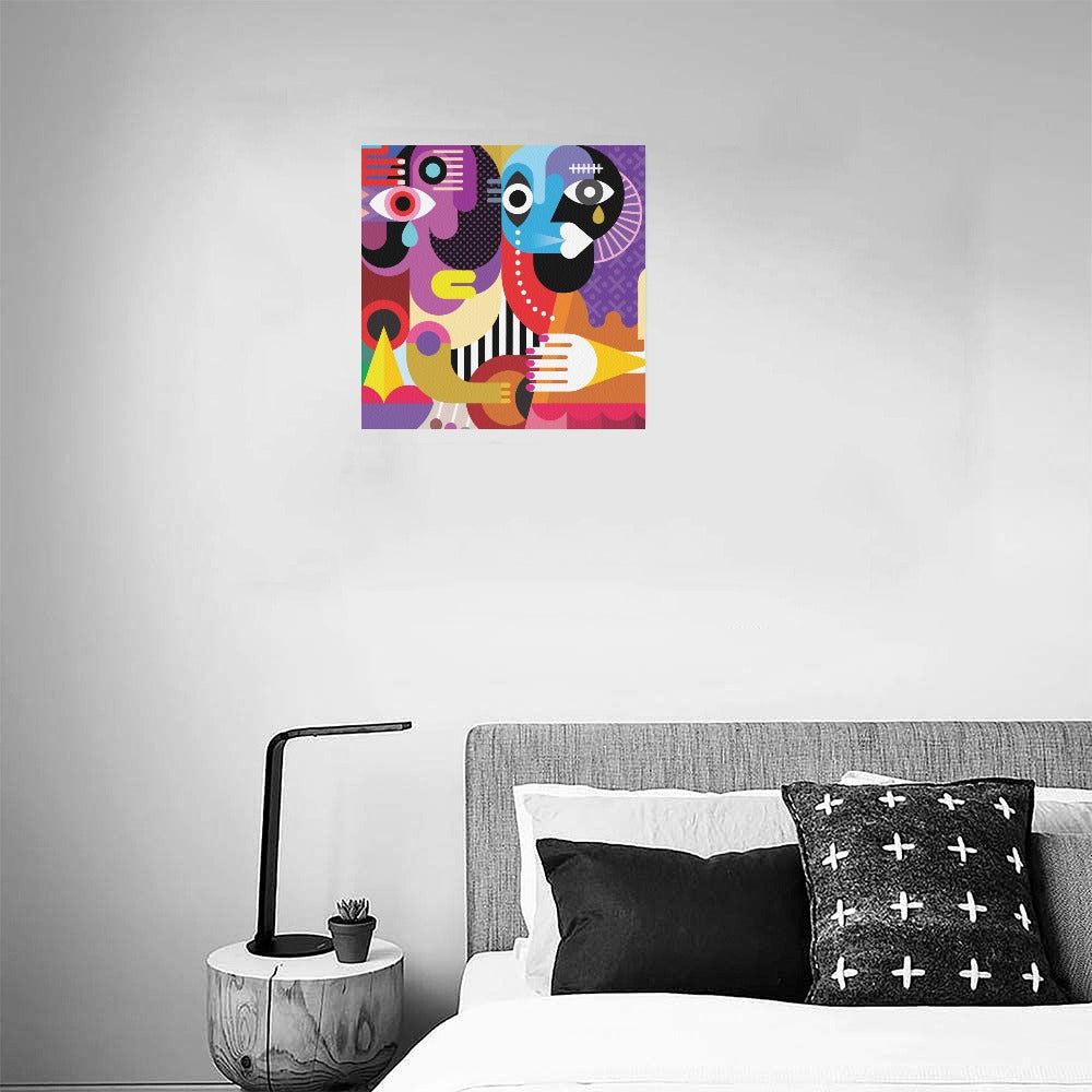 Pablo Surreal Canvas Art Print 16"x16"