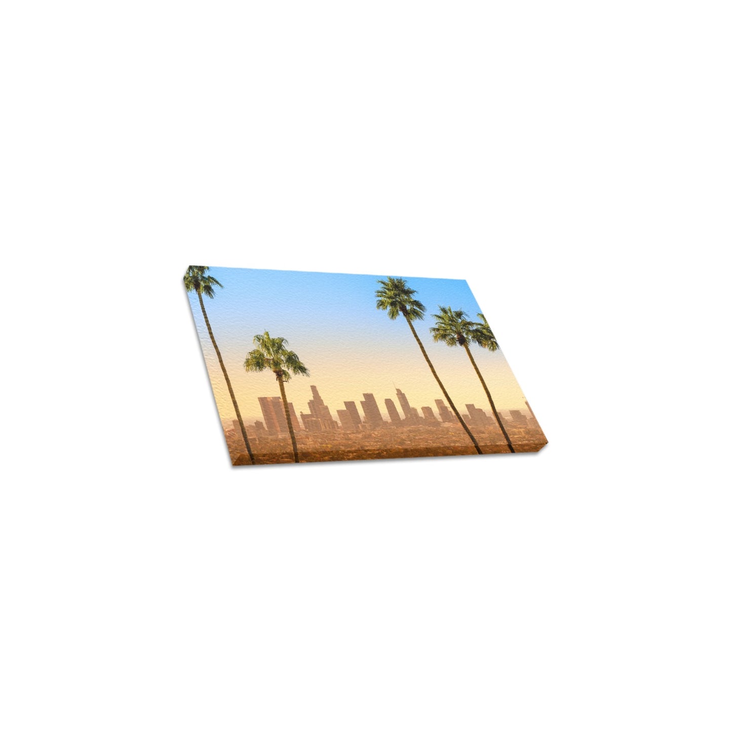 LA Scene Canvas Art Print 12"x8"
