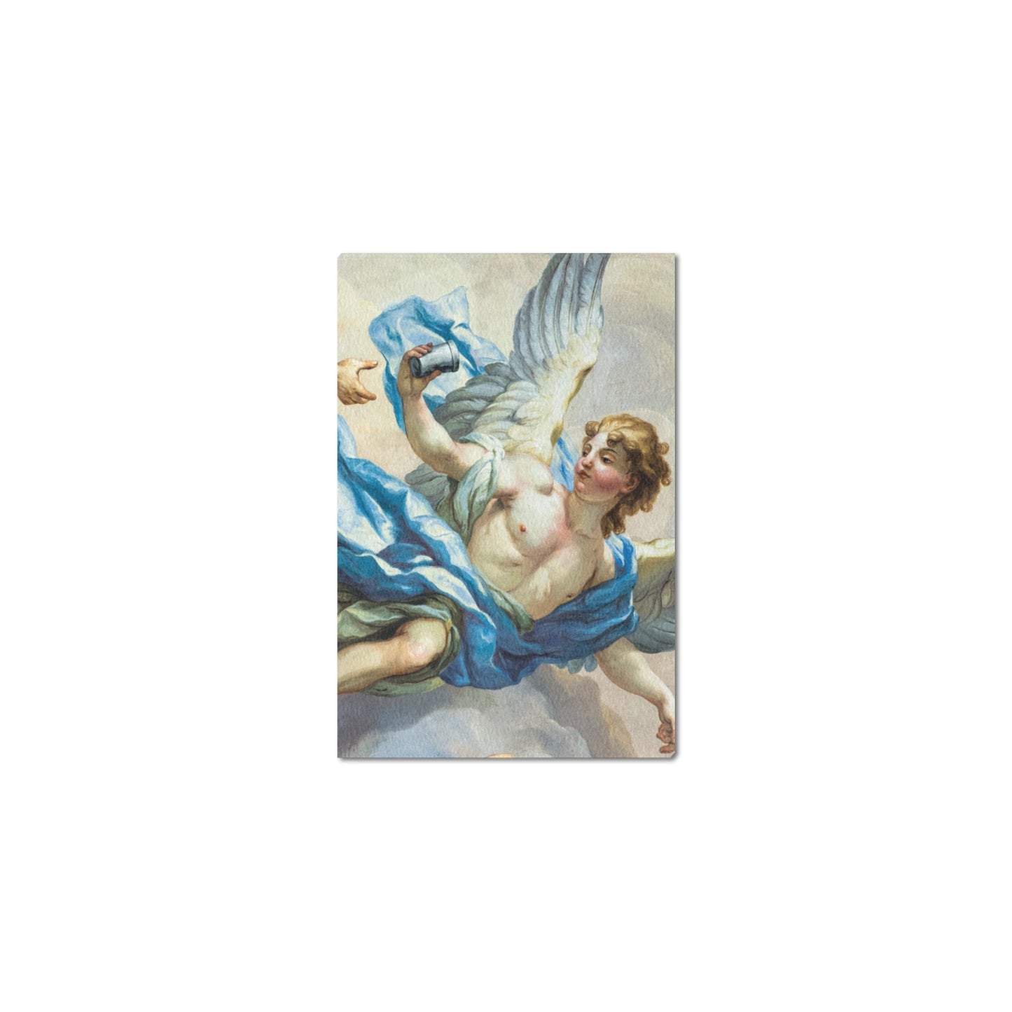 Angel Fresco Canvas Art Print 12"x8"