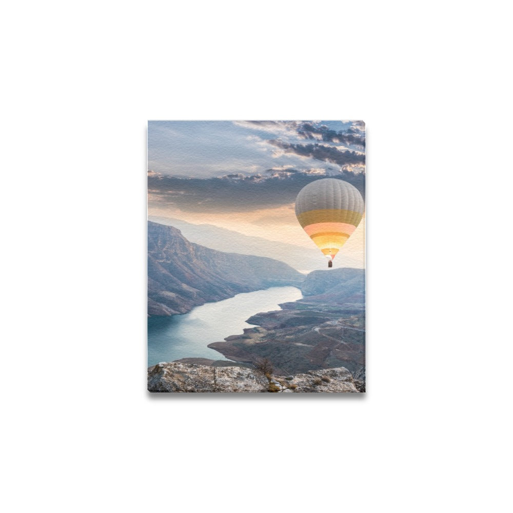 Balloon Ride Canvas Art Print 8"x10"