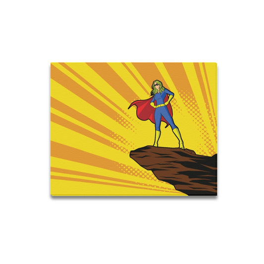 Super Girl Canvas Art Print 20"x16"