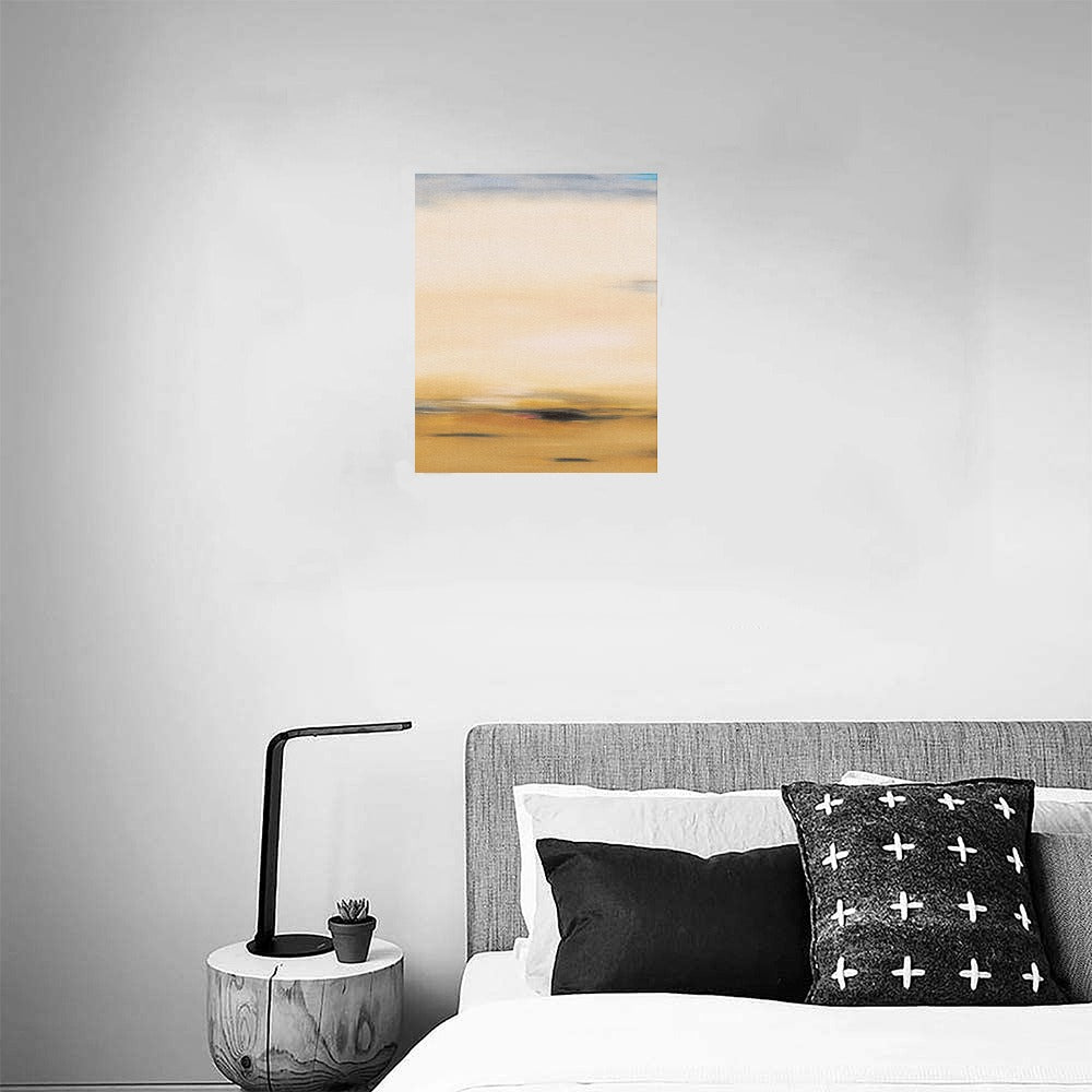 Abstract Gold Canvas Art Print 16"x20"