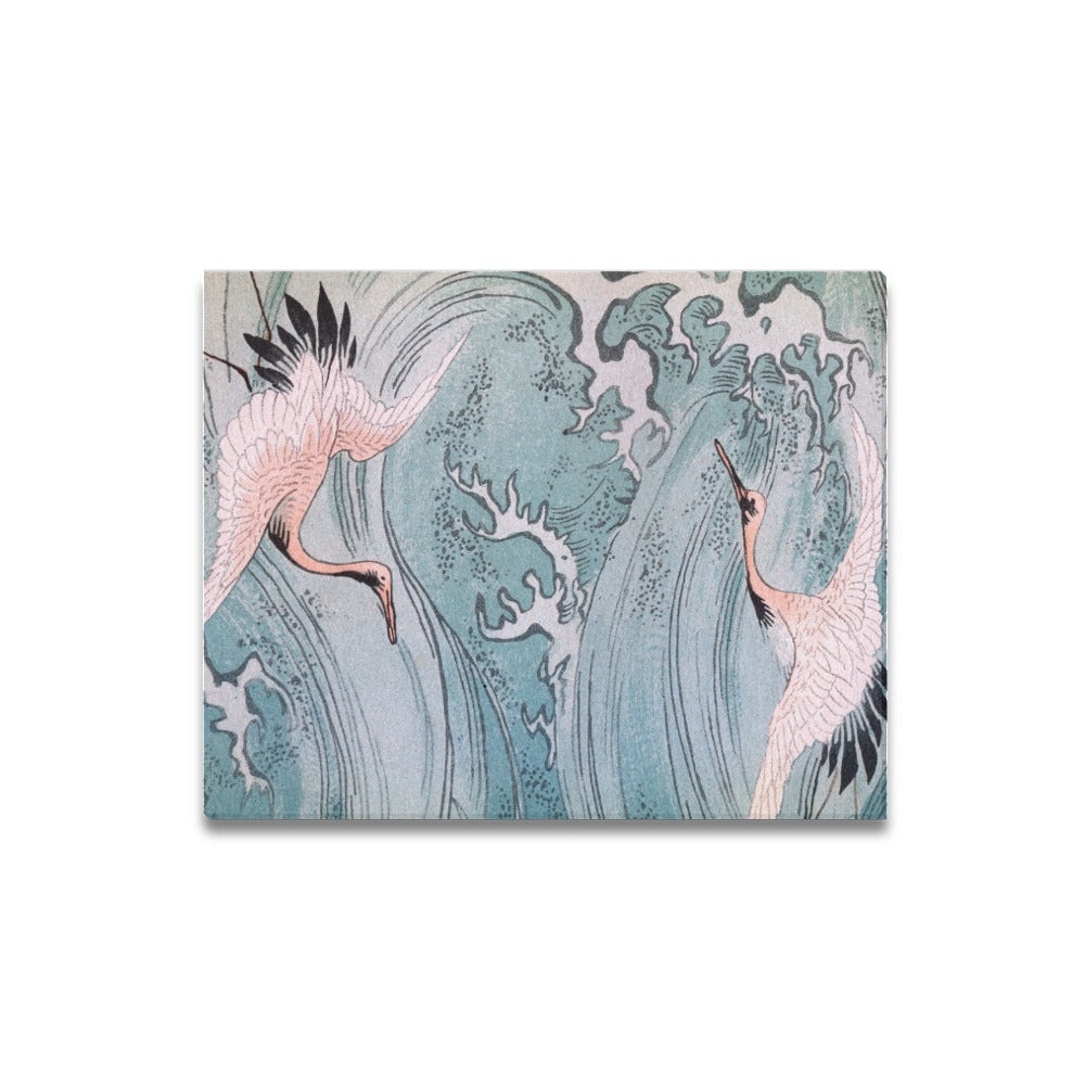 Manchurian Crane Canvas Art Print 16"x20"