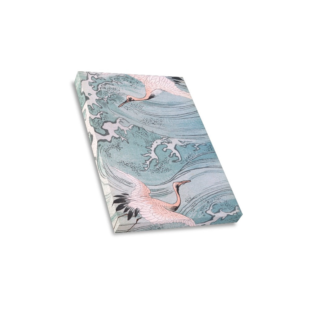 Manchurian Crane Canvas Art Print 8"x10"