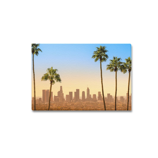 LA Scene Canvas Art Print 18"x12"