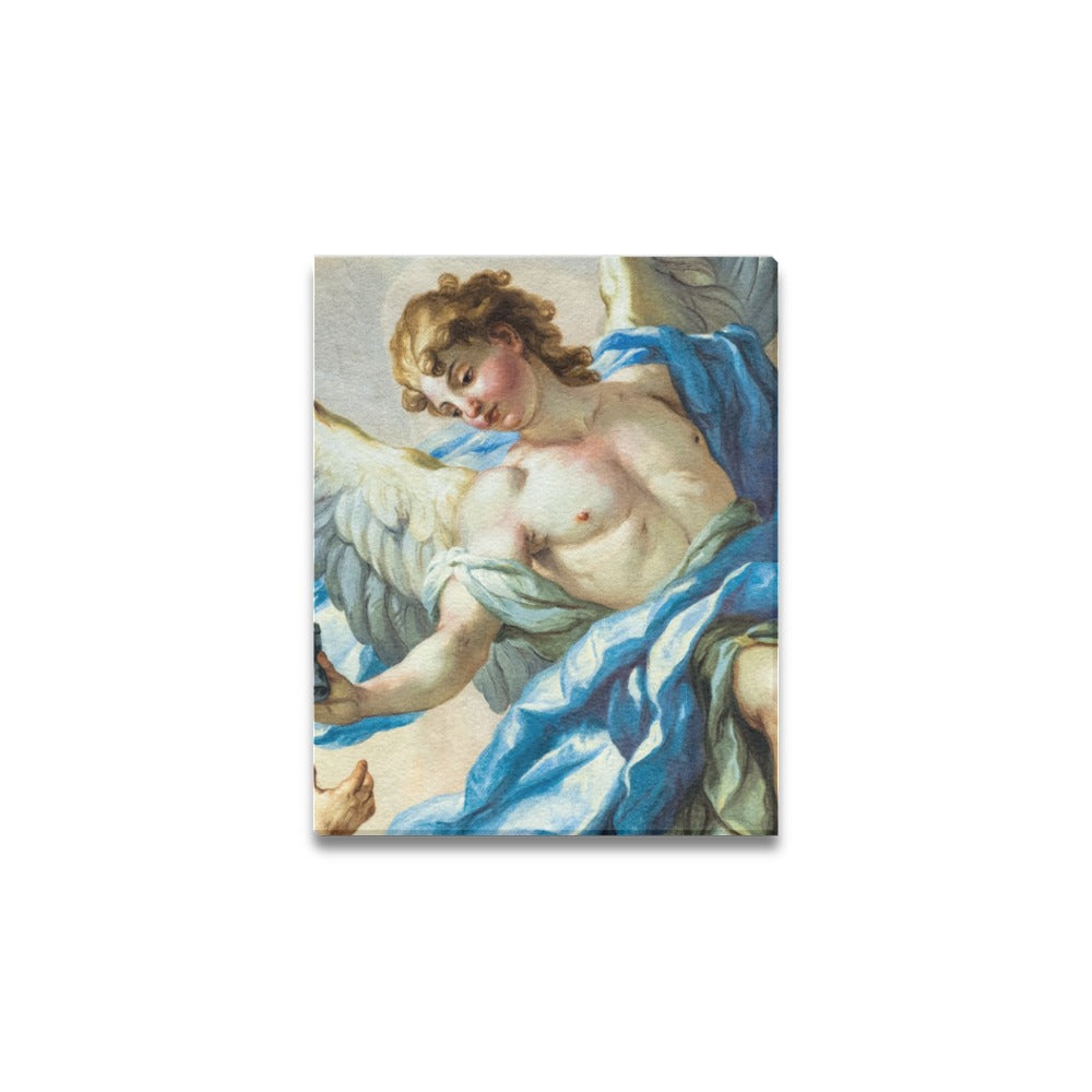 Angel Fresco Canvas Art Print 8"x10"