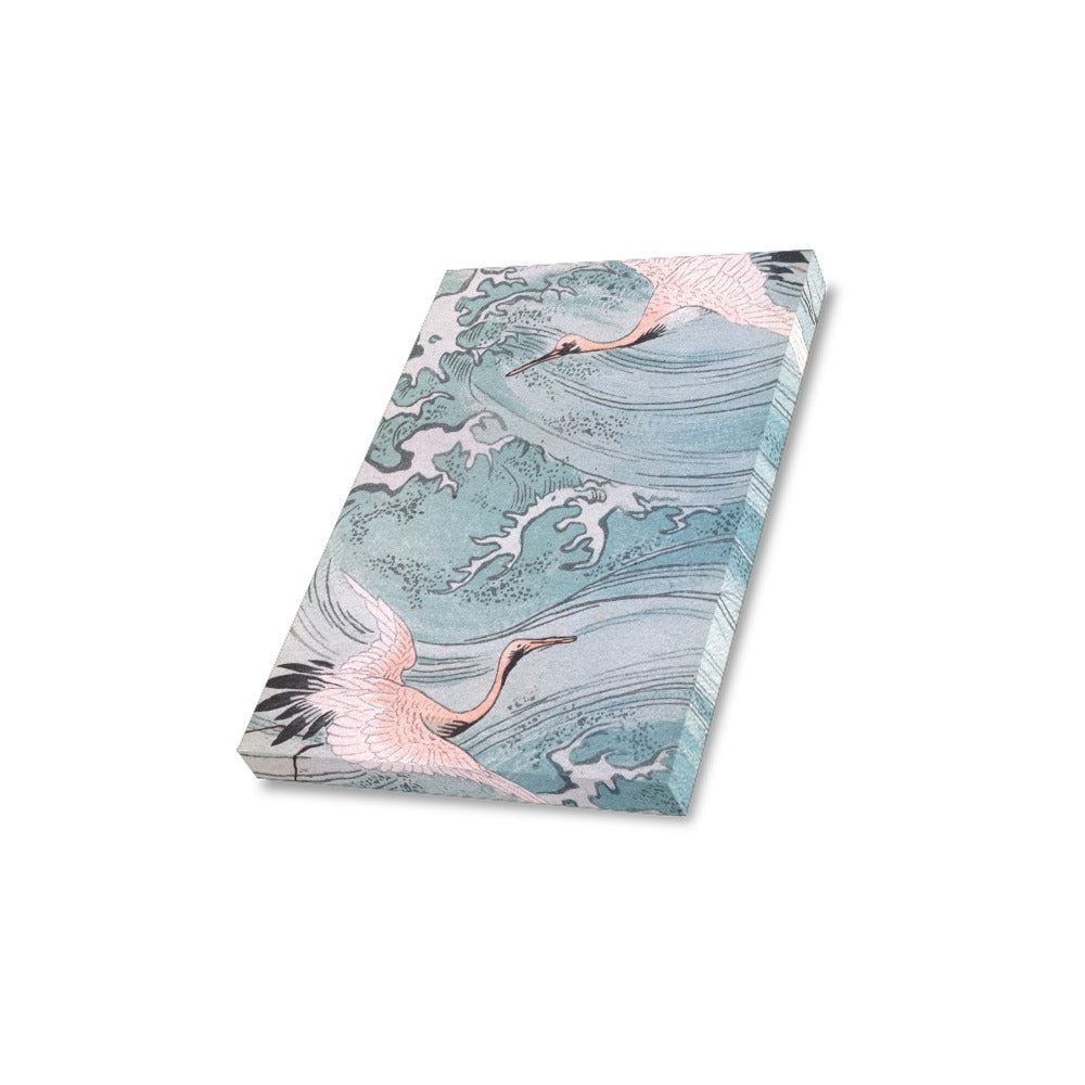 Manchurian Crane Canvas Art Print 8"x10"