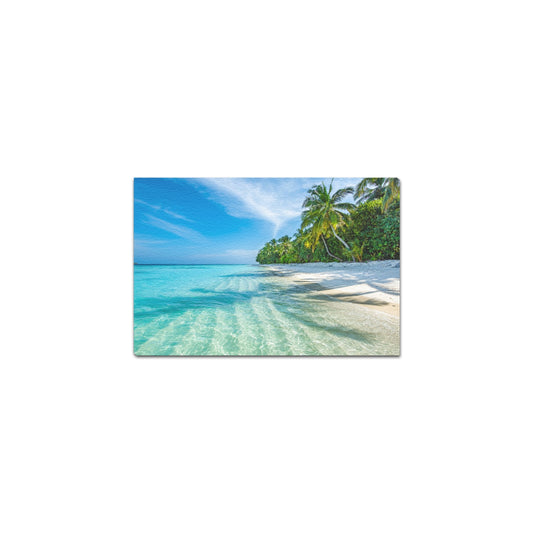 Paradise Canvas Art Print 12"x8"