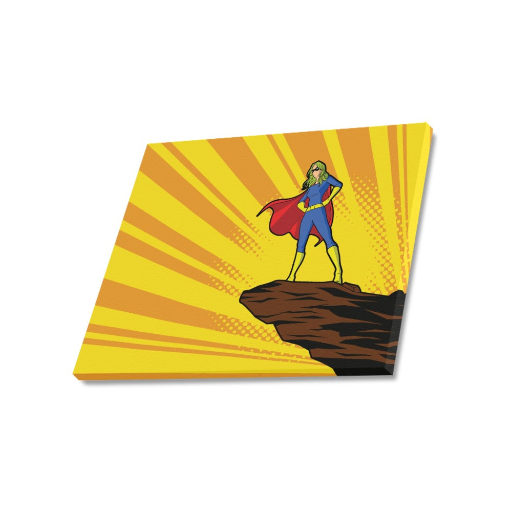 Super Girl Canvas Art Print 20"x16"