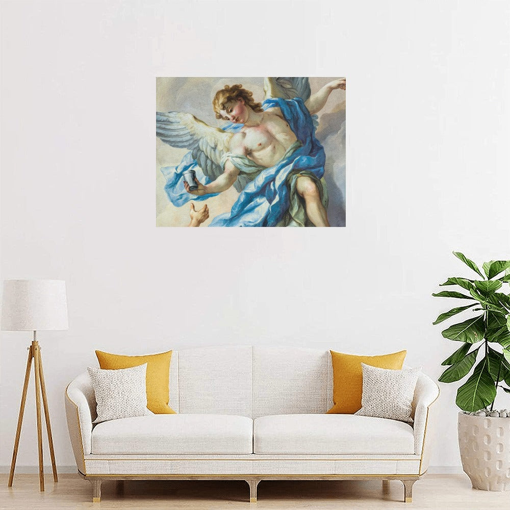 Angel Fresco Canvas Art Print 20"x16"