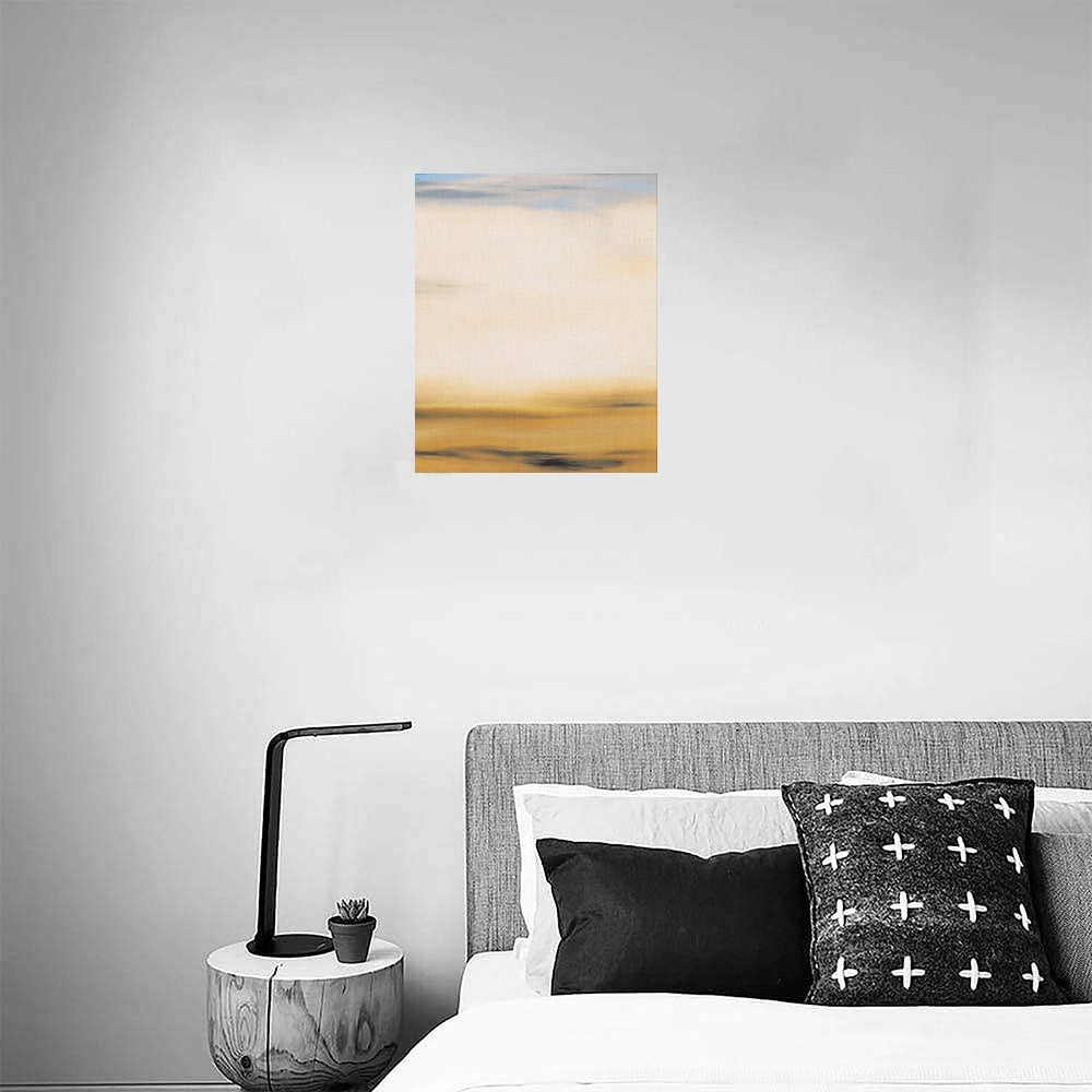 Abstract Gold Canvas Art Print 16"x20"