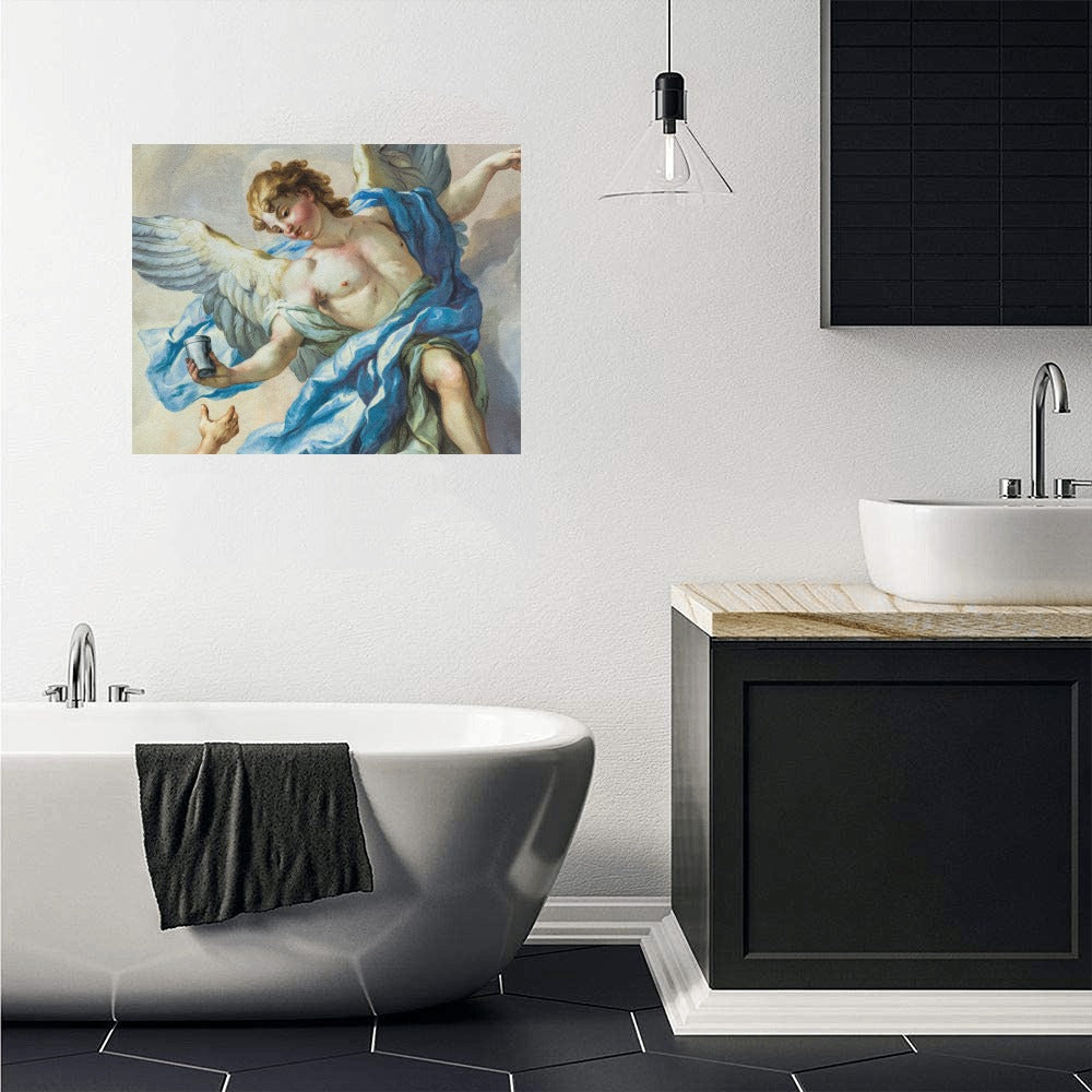 Angel Fresco Canvas Art Print 20"x16"