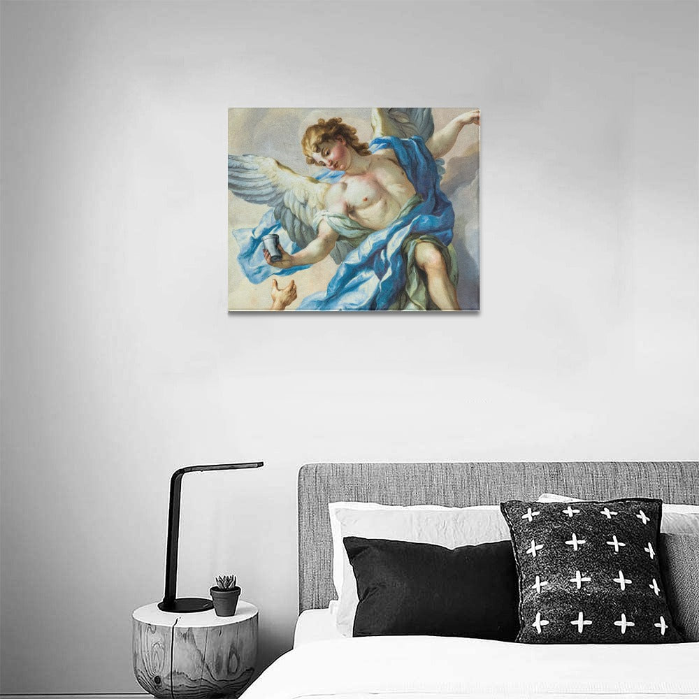 Angel Fresco Canvas Art Print 20"x16"