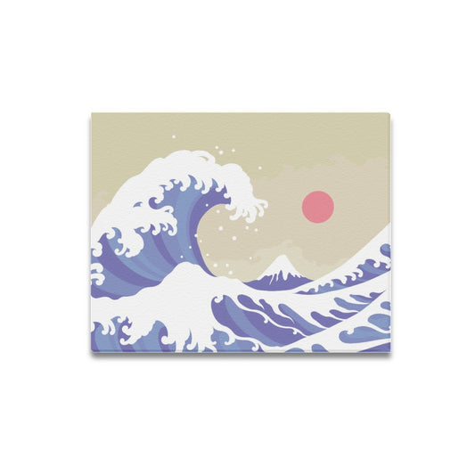 Kanagawa Wave Canvas Art Print 20"x16"