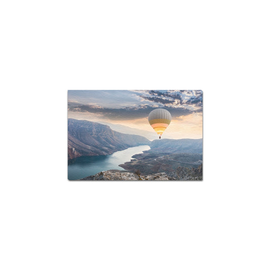 Balloon Ride Canvas Art Print 12"x8"