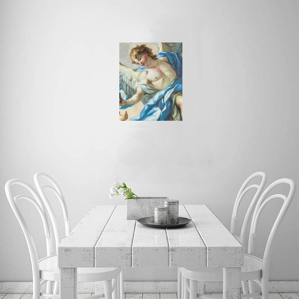 Angel Fresco Canvas Art Print 8"x10"