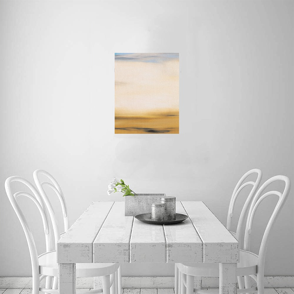 Abstract Gold Canvas Art Print 16"x20"