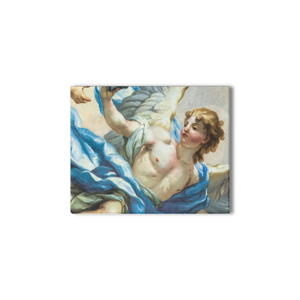 Angel Fresco Canvas Art Print 8"x10"