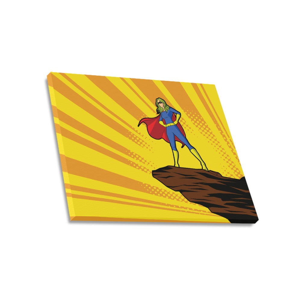 Super Girl Canvas Art Print 20"x16"